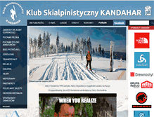 Tablet Screenshot of kandahar.pl